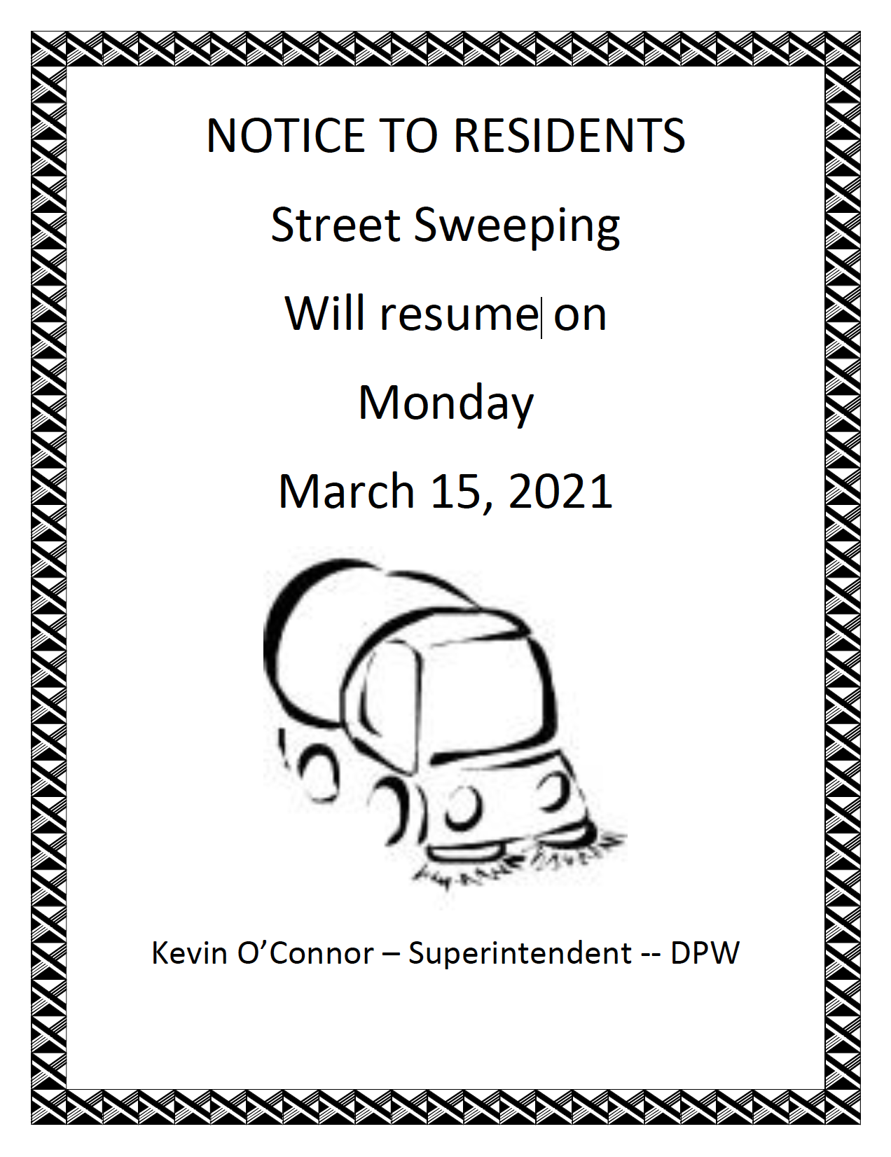 Street Sweeping Resumes