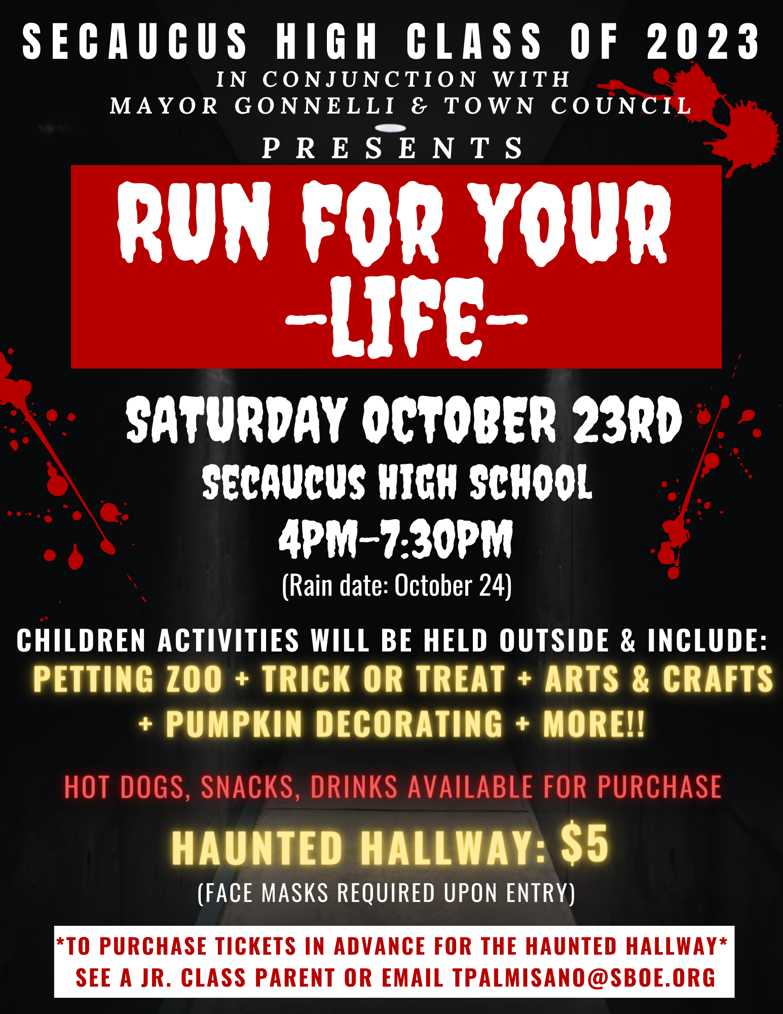 Haunted Fundraiser Flyer