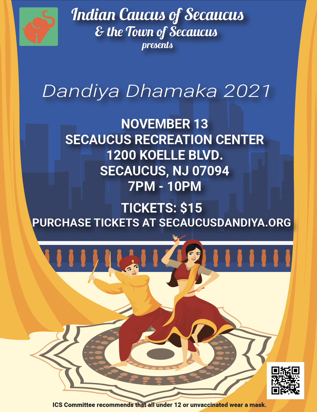 Dandiya Dhamaka flyer