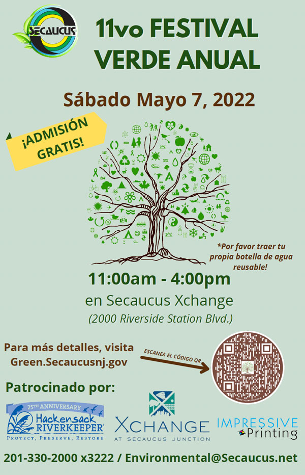 spanish green festival flyer