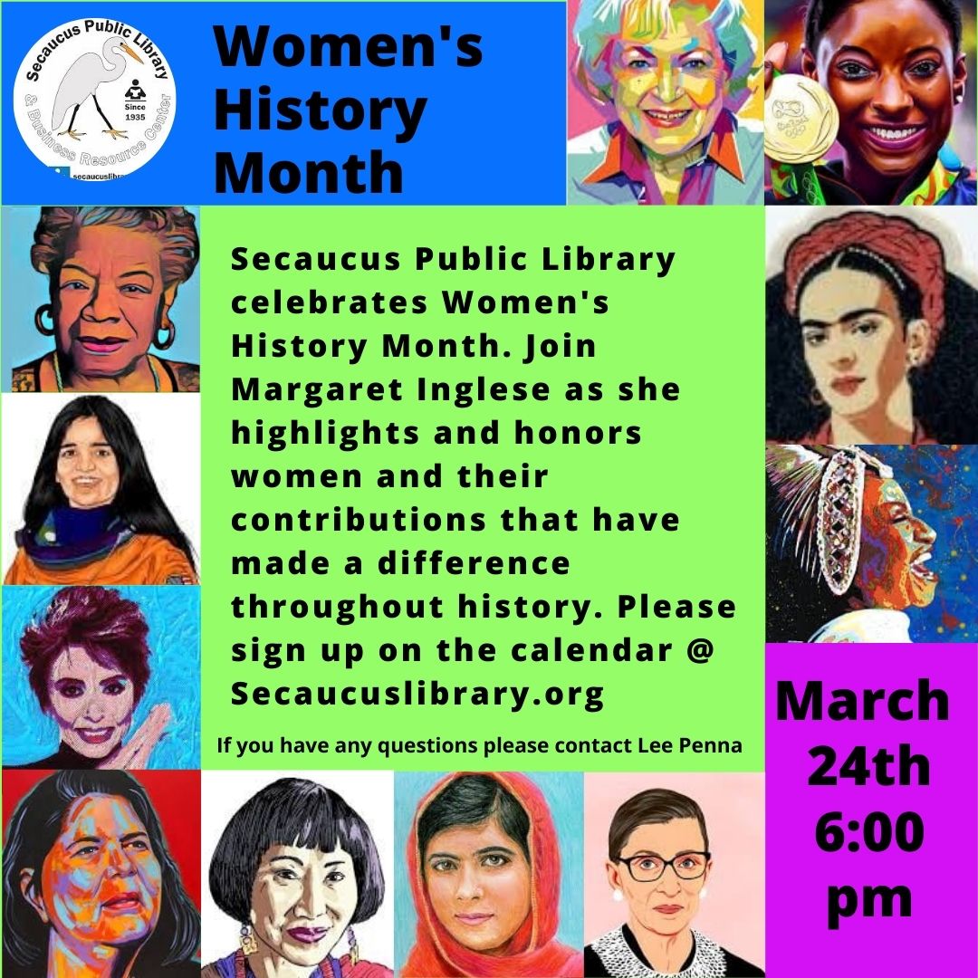womens history month flyer