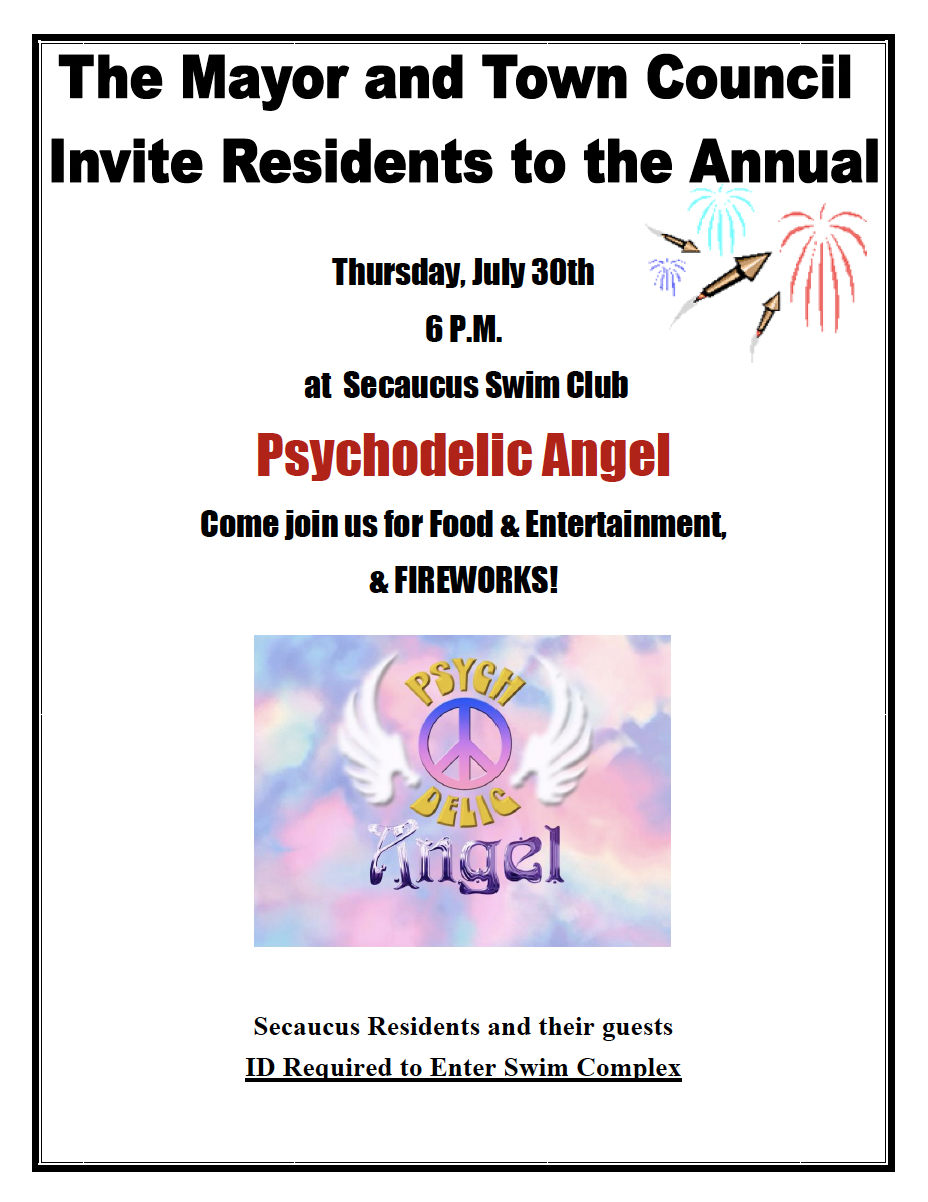 Psychodelic Angel Event Flyer