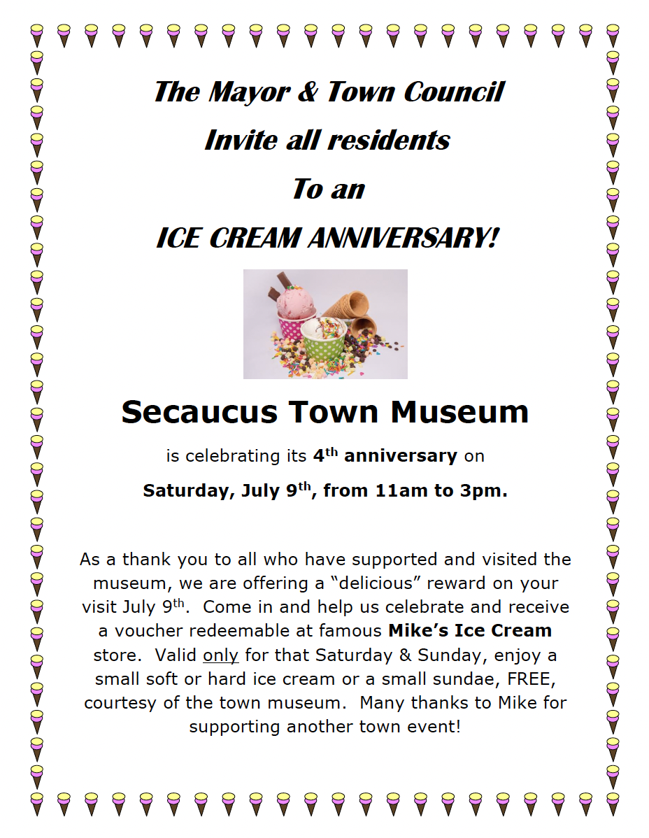 ice cream party flyer