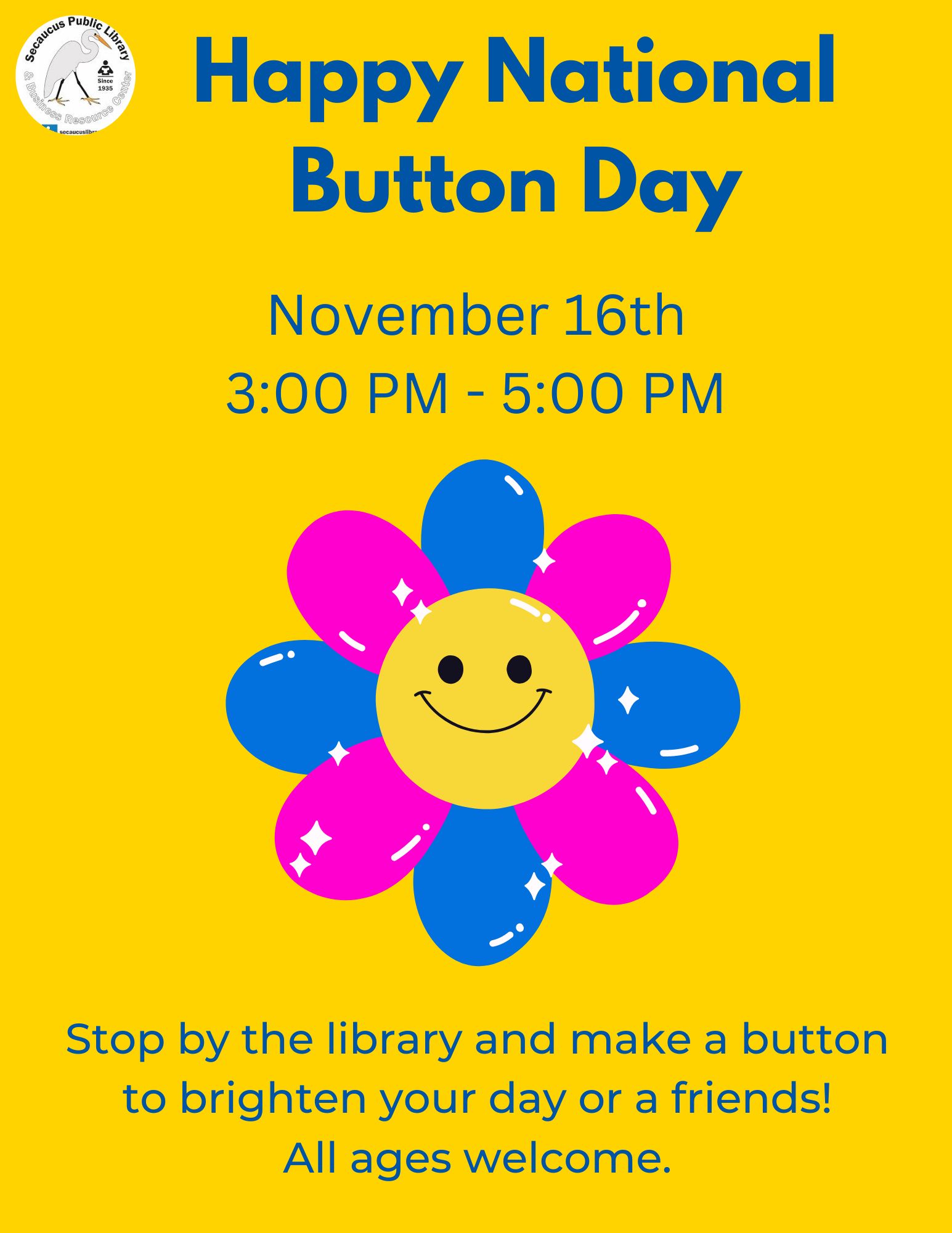 national button day flyer