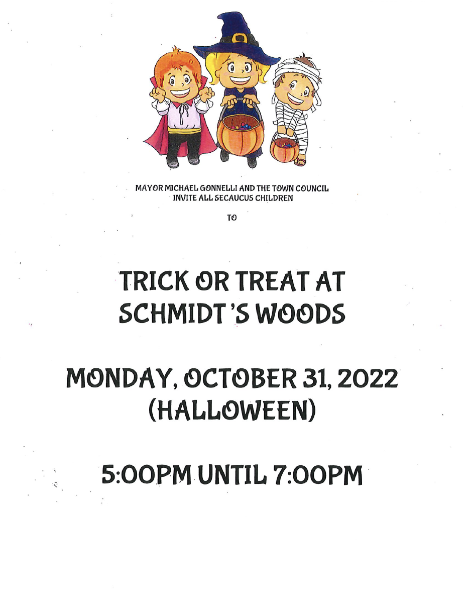 trick or treat flyer