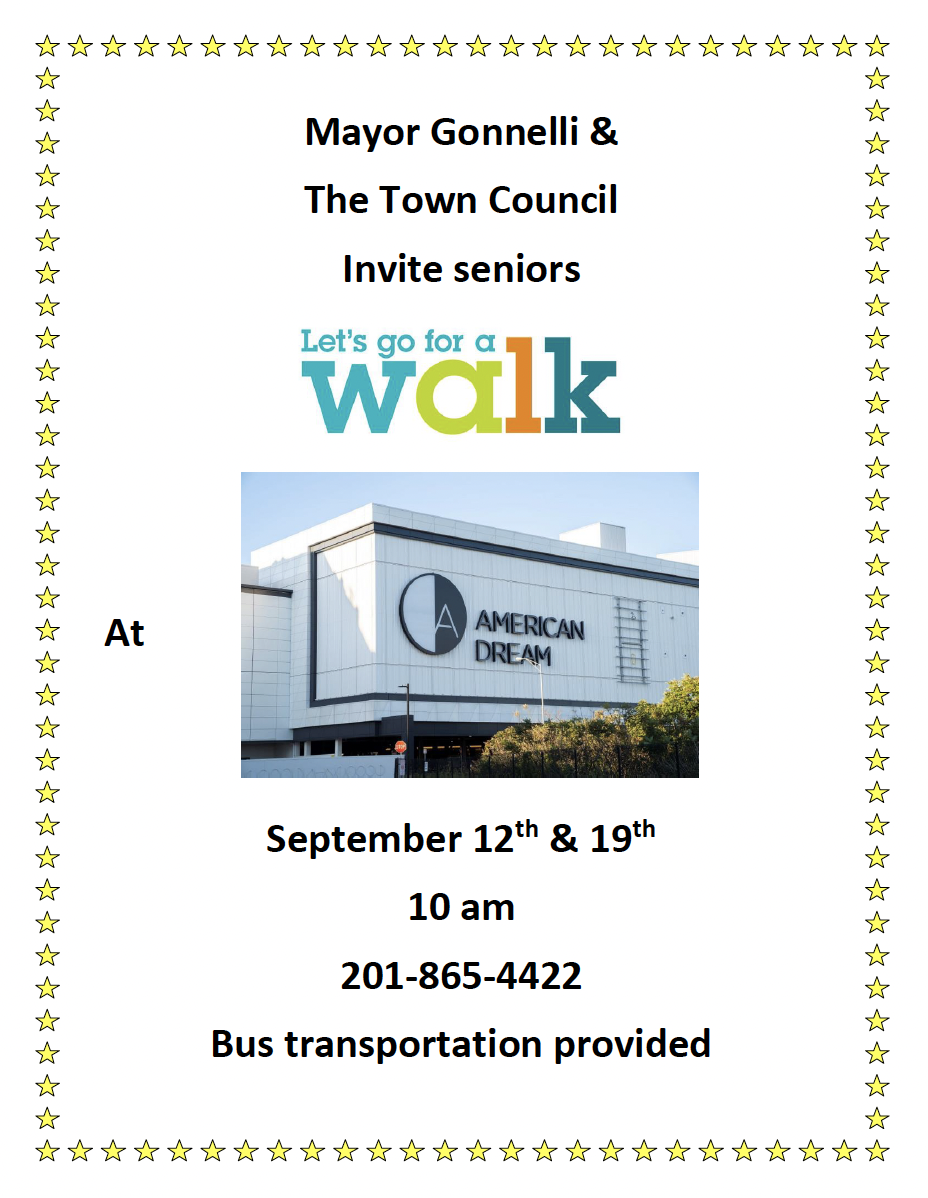 senior walk flyer