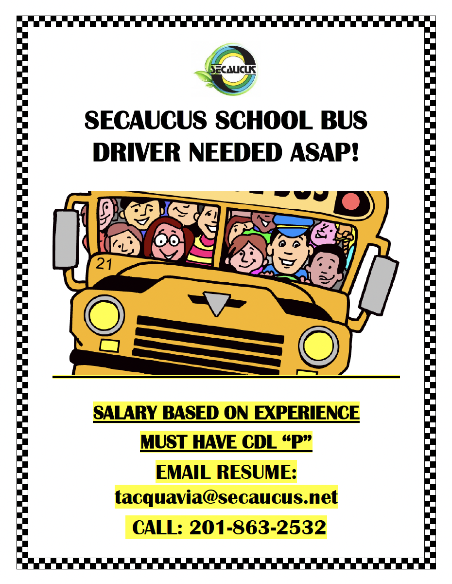 bus drivers needed flyer