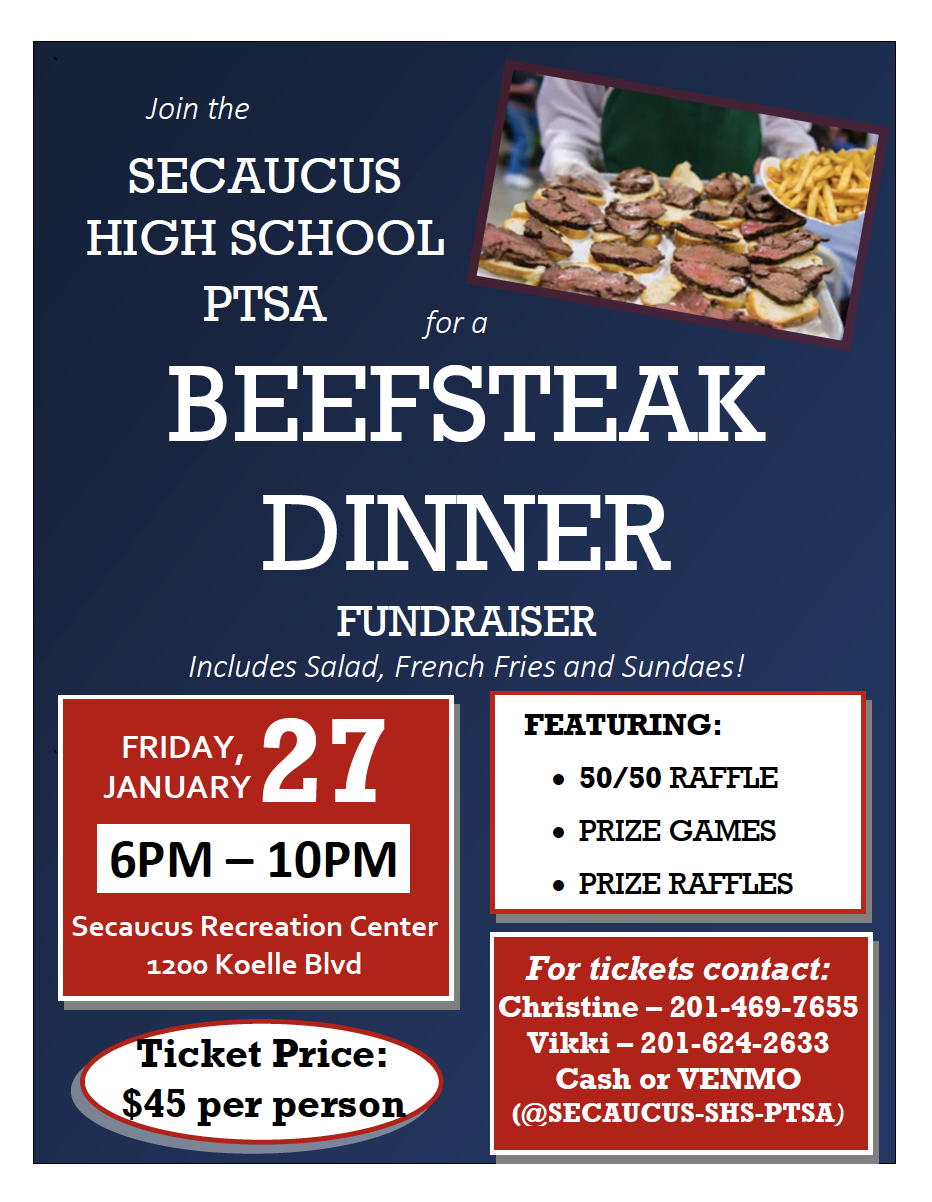 beefsteak dinner fundraiser flyer