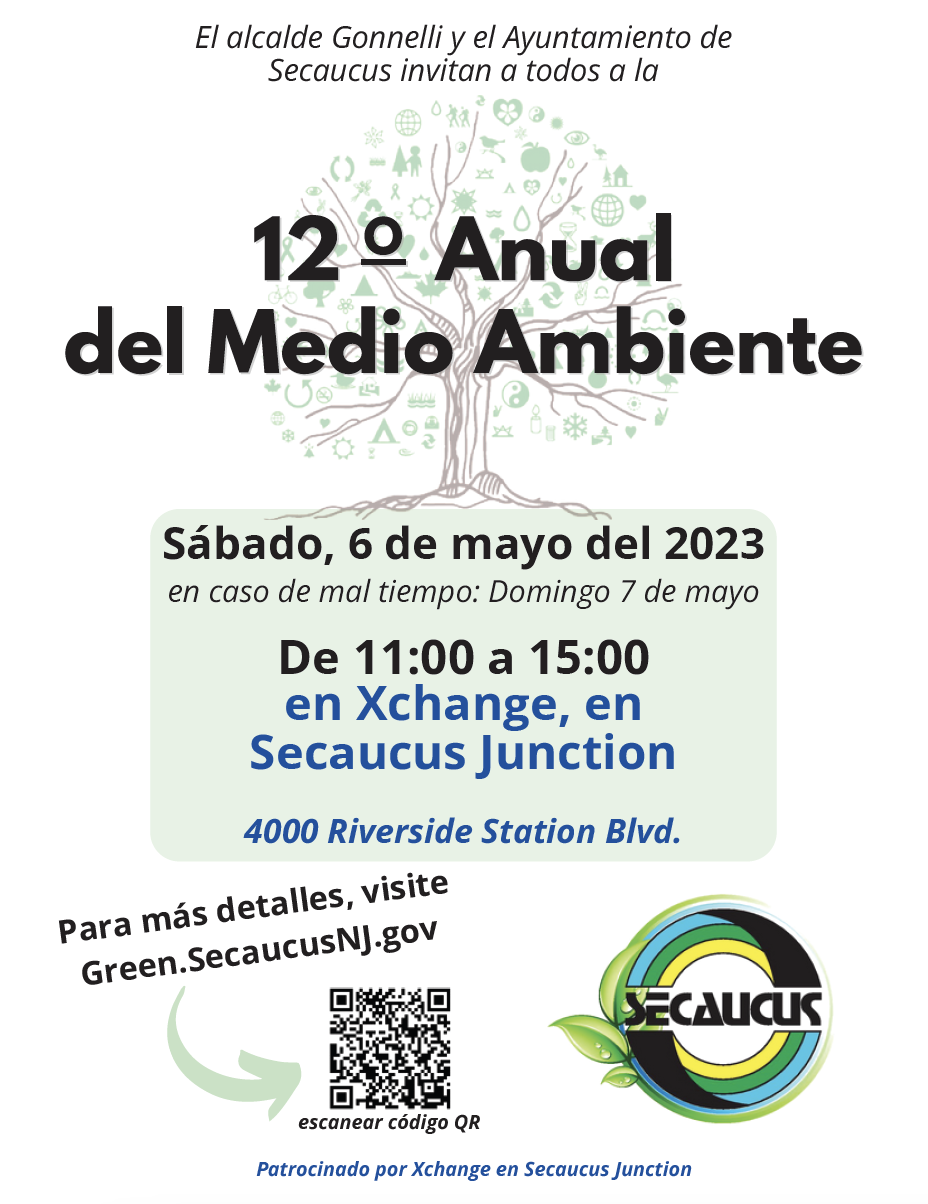 green festival spanish flyer
