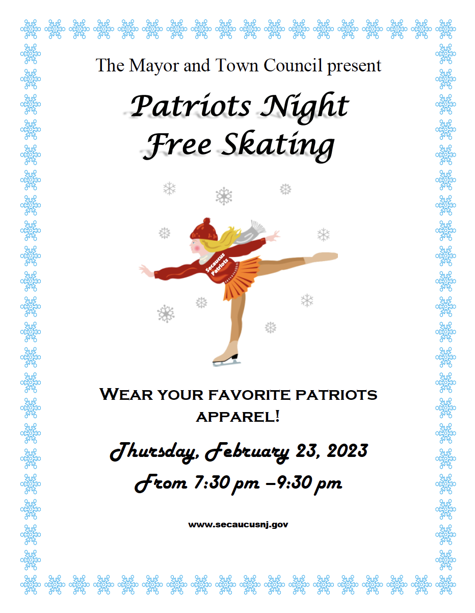 free skating event flyer