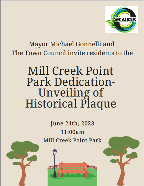 Mill Creek Point Park Dedication Flyer