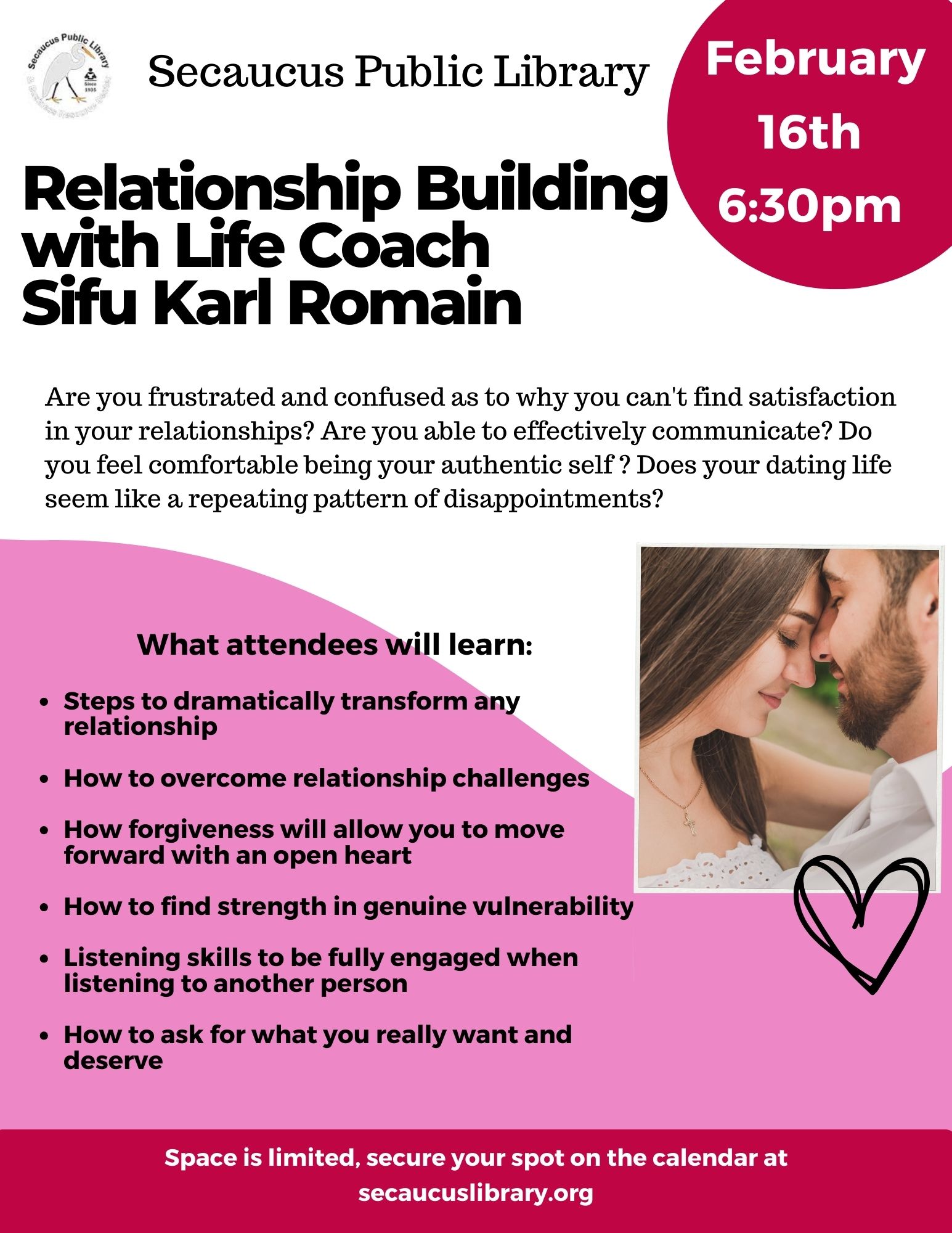 Relationship Builder Workshop flyer