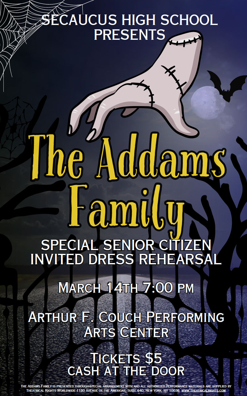 the addams family flyer