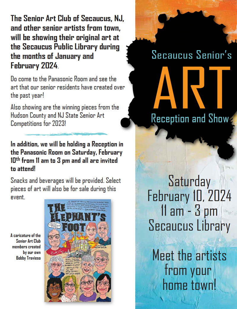 senior art show flyer