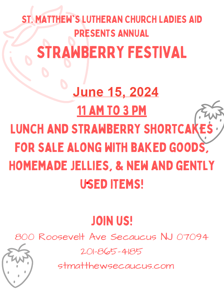 Strawberry Festival Flyer
