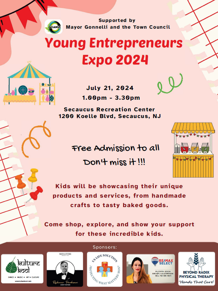 Flyer for Young Entrepreneurs Expo. CLICK HERE for PDF version.